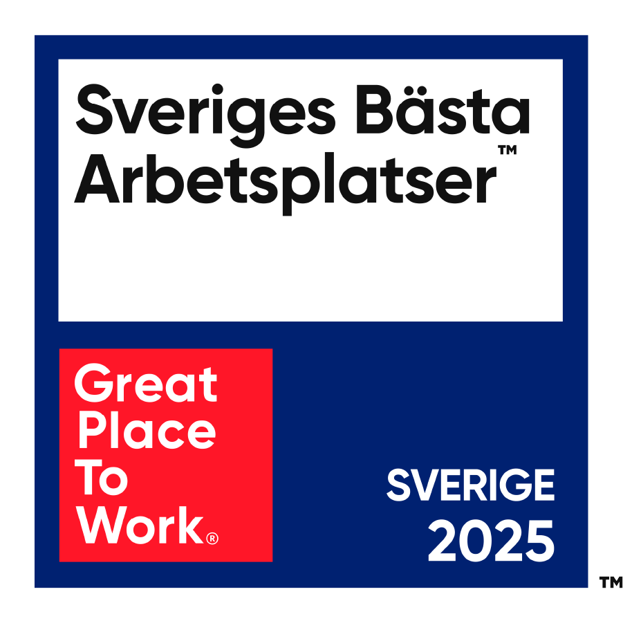 2025_National-List-Badge_Sweden Solution Xperts - är en av Sveriges Bästa Arbetsplatser.